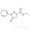 5-oxo-1-phényl-2-pyrazoline-3-carboxylate d&#39;éthyle CAS 89-33-8